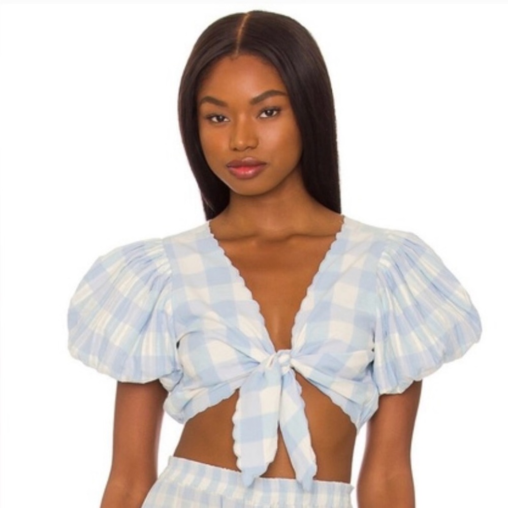 Love Shack Fancy Hanover Crop Top